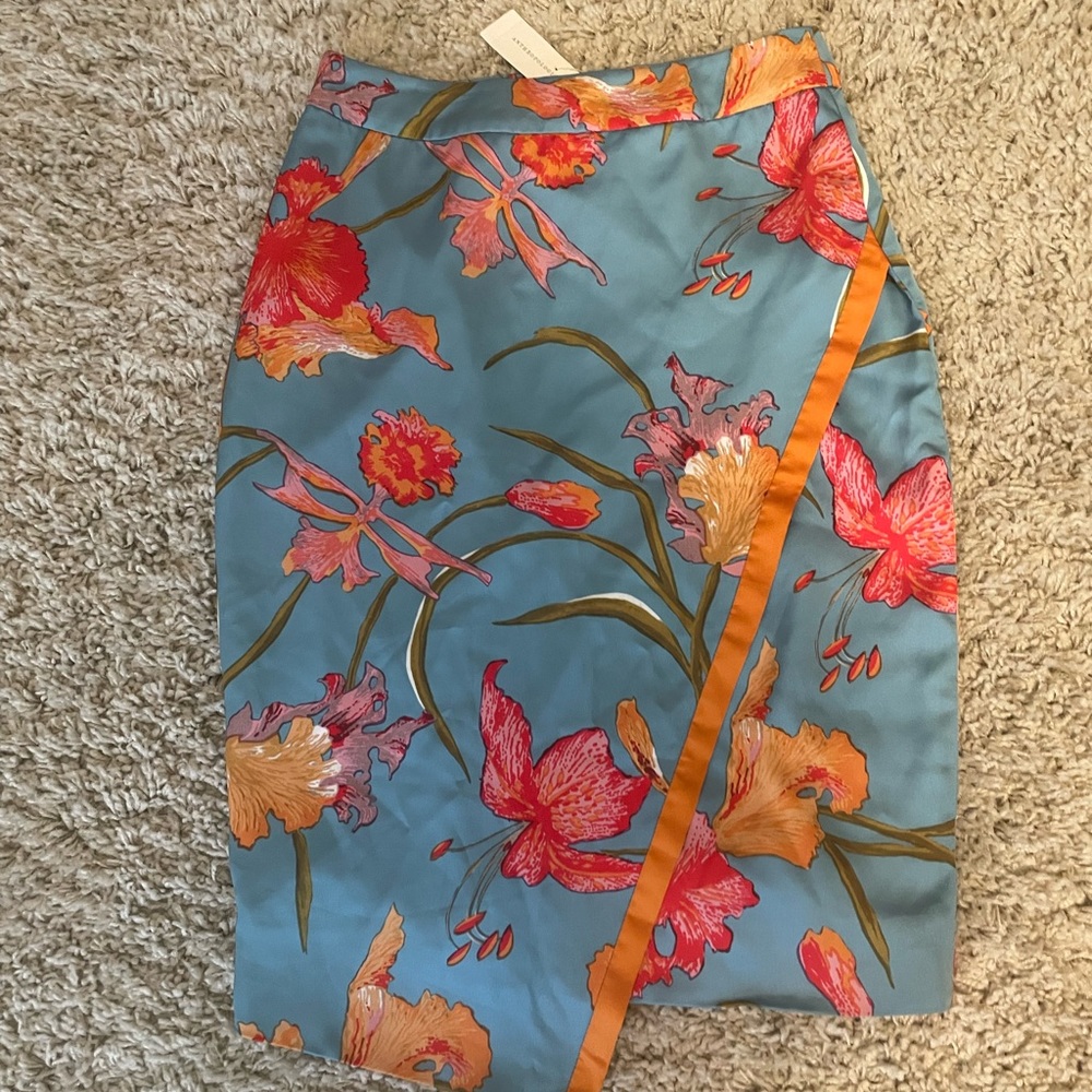 Floral Anthropologie Skirt NWT size 0!